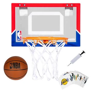 NBA Over the Door Mini Basketball Hoop - Kids Custom NBA Team Indoor Hoop with - Picture 1 of 13