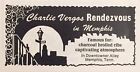 Charlie Vergos Rendezvous BBQ Memphis Tennessee PRINT AD 2.5