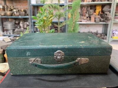 Masajeador de mano japonés raro de colección The National Vibrator con estuche de madera caja Foto 1 de 4