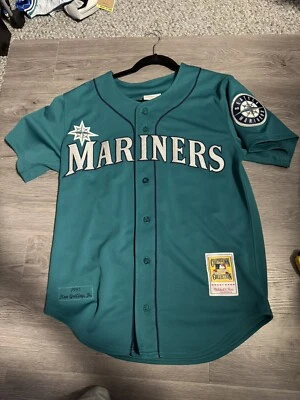 100% Authentic Mitchell & Ness 1995 Ken Griffey Jr. Mariners Jersey Size 40 M - Image 1 of 4