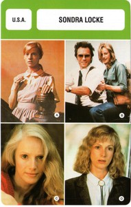 FILM CARD / CARD / CARD: SONDRA LOCKE - USA (Biography / Filmography)