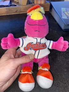 PLUSH TOY DOLL MLB BASEBALL MASCOT FIGURE CLEVELAND INDIANS 10” - Picture 1 of 4