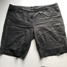 The Limited Drew Fit Black Chino Shorts Sz 12 A1946