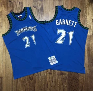 Minnesota Timberwolves Kevin Garnet blue regular season basketball retro jersey - Picture 1 of 7