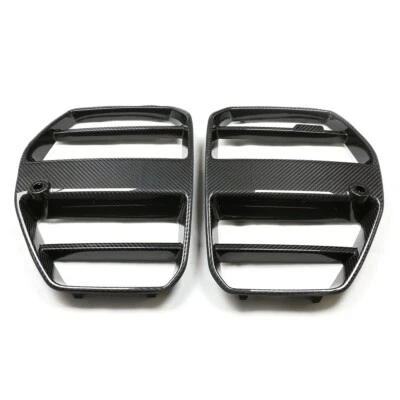 Repuesto de parrilla delantera de fibra de carbono seca estilo ST PARA BMW G80 M3 G82 G83 M4 Foto 1 de 4