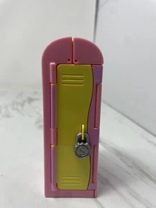 Polly Pocket Pink and Yellow Locker Pre-owned Mattel 1999 - Picture 1 of 11
