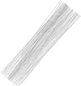 100 Pcs Floral Wire 26 Gauge Florist Flower Wire for Crafts Bouquet, 14" - Picture 1 of 8