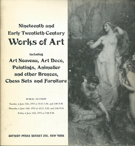 SOTHEBY’S 19C ART Nouveau Deco Animalier Bronzes Chess Sets Furniture Catalog 73 - Imagen 1 de 2