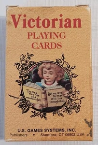 Victorian Playing Card Deck NEU SEALED 1986 - Bild 1 von 5