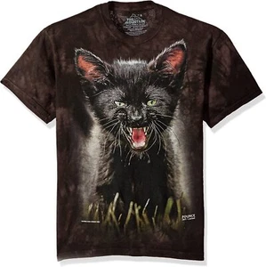 T-Shirt The Mountain schwarz Katze Kätzchen Stanzen Prinzessin Leia schwarz Kätzchen süß S - Bild 1 von 4