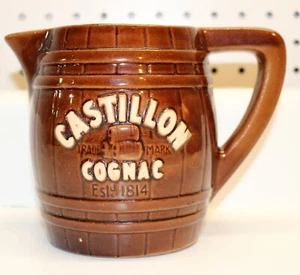 Brocca brocca brocca cognac Castillon, altezza 5 1/2" ottime condizioni!!! - Foto 1 di 6