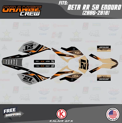 Kit de gráficos para Beta RR 50 (2006-2010) Orange-crew - TAN Foto 1 de 4