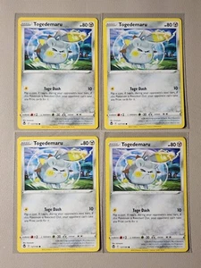 4x Togedemaru 127/195 Pokemon card Silver Tempest common NM - Picture 1 of 1