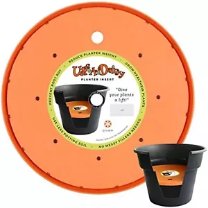 Bloem Ups-A-Daisy Round Planter Lift Insert - 12", Orange, T6322 - Picture 1 of 8