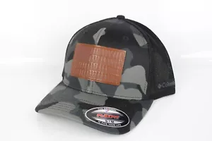 Columbia Men's Hat Rugged Outdoor Mesh Tree Flag S/M Small Medium Black Camo - Picture 1 of 4