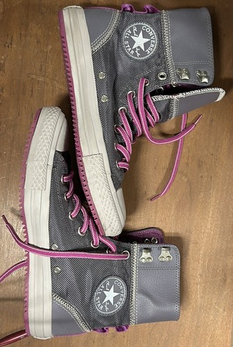 Sneaker alte Converse Chuck Taylor All Star da donna Elsie taglia 8 rosa e grigio
