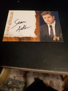 24 Season 5 Artbox 2008 Autograph Card Sean Astin as Lynn McGill Rare Approx 125 - Picture 1 of 4