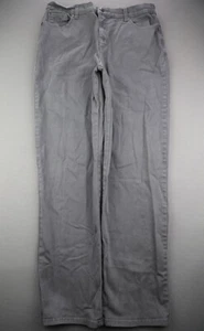 Gloria Vanderbilt Damenjeans 2017 Amanda hoher Bund gerade grau Größe 12 (33 x 29) - Bild 1 von 9