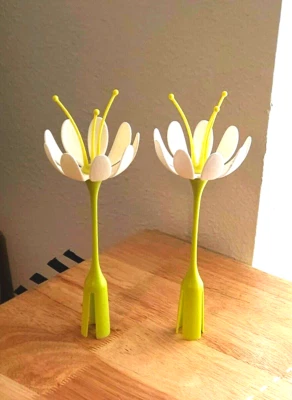2 tallos de secado Boon FLOWER - accesorio blanco para estante de secado de biberón BOON Foto 1 de 4