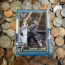 2015-16 Donruss Stat Line “eBay 1/1” Gold Jeremy Lamb #’d 1/9 Charlotte Hornets