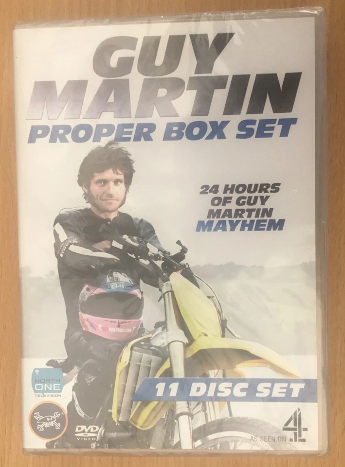 🌟GUY MARTIN🌟PROPER BOX SET🌟CH4🌟11 XDISC BOX SET🌟NEW& SEALED🌟UK🇬🇧SELLER🌟 - Image 1 of 4