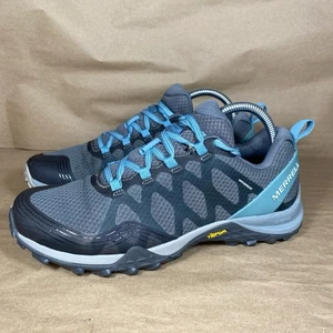 Damen-Wanderschuhe Größe 8 Merrell Siren 3 Vent Vibram-Sohlen grau blau J52988 - Bild 1 von 10
