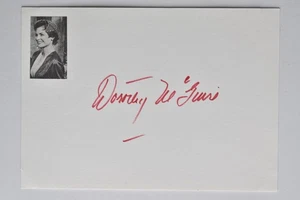 Dorothy McGuire -  - original Autogramm -  - ca. 10x15cm - Schriftstück - Bild 1 von 1