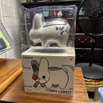 Kidrobot SDCC 2012 Kozik Cyborg Labbit Le 300 Excelsior Ed Chuckboy 7" Firmado Foto 1 de 4
