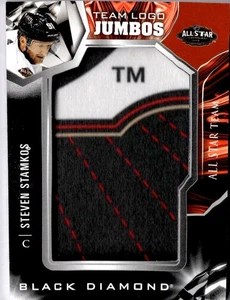 Steven Stamkos Team Logo Jumbos Patch 2022-23 UD Black Diamond #TL-SS Lightning - Picture 1 of 2