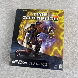 Vintage Time Commando PC Game Big Box 1996 Activision Windows DOS CD-ROM Classic - Picture 1 of 4