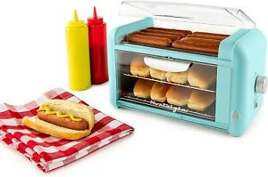 8 Hot Dog Roller Toaster Oven Machine Cooker Sausage Kitchen Bun Warmer Rollers