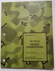 FM 100-23 Peace Operations, December 1994 - Picture 1 of 4