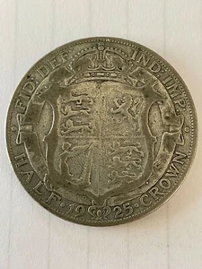 Great Britain Silver Half Crown 1925 KM 818.2 - Picture 1 of 6