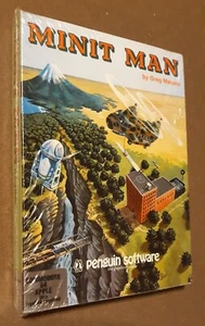 Minit Man by Penguin Software for Apple II+,IIe,IIc,IIgs 1983 - Picture 1 of 2