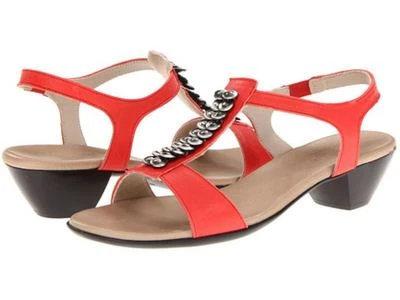 Sandalias Munro para mujer coral/beige Z1393* talla 9M Foto 1 de 2