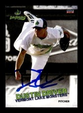 DUSTIN DRIVER 2016 CHOICE VERMONT LAKE MONSTERS #10 ON-CARD AUTO