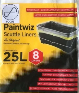 16 Paint Scuttle Liners Coreflex 25L Scuttle Liners (2 x 8 Pack) - Picture 1 of 1