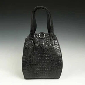 ATEMBERAUBENDE MODERNE KLEINE DAMENHANDTASCHE ALLIGATORLEDER KLEIDUNGSACCESSOIRES - Bild 1 von 8