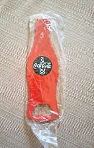 Vintage 6 " Nascar Metal Orange Coke Bottle Shaped Opener - Picture 1 of 1