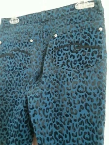 Justice Premium animal print jeans 14.5 girls - Picture 1 of 5