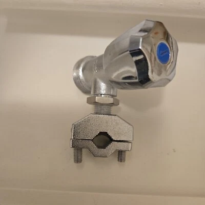 15 mm x 3/4" selbstschneidender Waschmaschinenhahn Geschirrspüler Bohrung Rohr massiv Messing - Bild 1 von 2