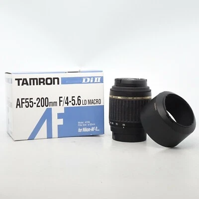Tamron AF 55-200mm F/4-5.6 LD Macro Lens for Nikon-AF-D - New in Box - Image 1 of 4