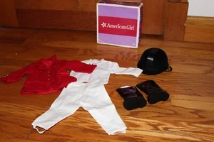 American Girl Equestrian Outfit, Riding Accessories, Retired in 2010 with box - Picture 1 of 4