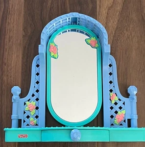 RARO Fisher Price LOVING FAMILY SWEET STREET Dream casa delle bambole giardino specchio 2004 - Foto 1 di 2