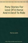 For Love of a Horse (Jinny), Leitch, Patricia, Used; Good Book