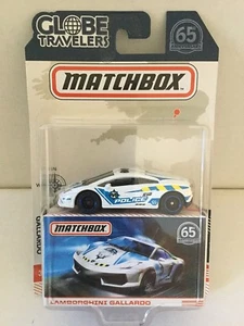 LAMBORGHINI GALLARDO POLICE CAR - Matchbox Globe Travelers 2018 65th Anniversary - Picture 1 of 4