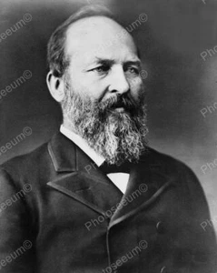 President James A Garfield 1880 Vintage 8x10 Reprint Of Old Photo - Bild 1 von 1