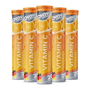 Vitamin C 1000 Brausetabletten Vegan Orange 5x 20 Stück Hergestellt in DE - Bild 1 von 1