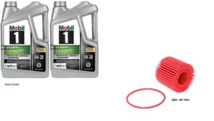 Mobil1 0W20 Full Synthetic Engine Oil - 10 Qts. w/K&N HP-7021 Engine Oil Filter - Picture 1 of 1