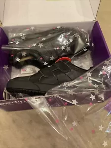 Pediped Sneakers Dani Boys 31 Solid Black New In Box - Picture 1 of 2